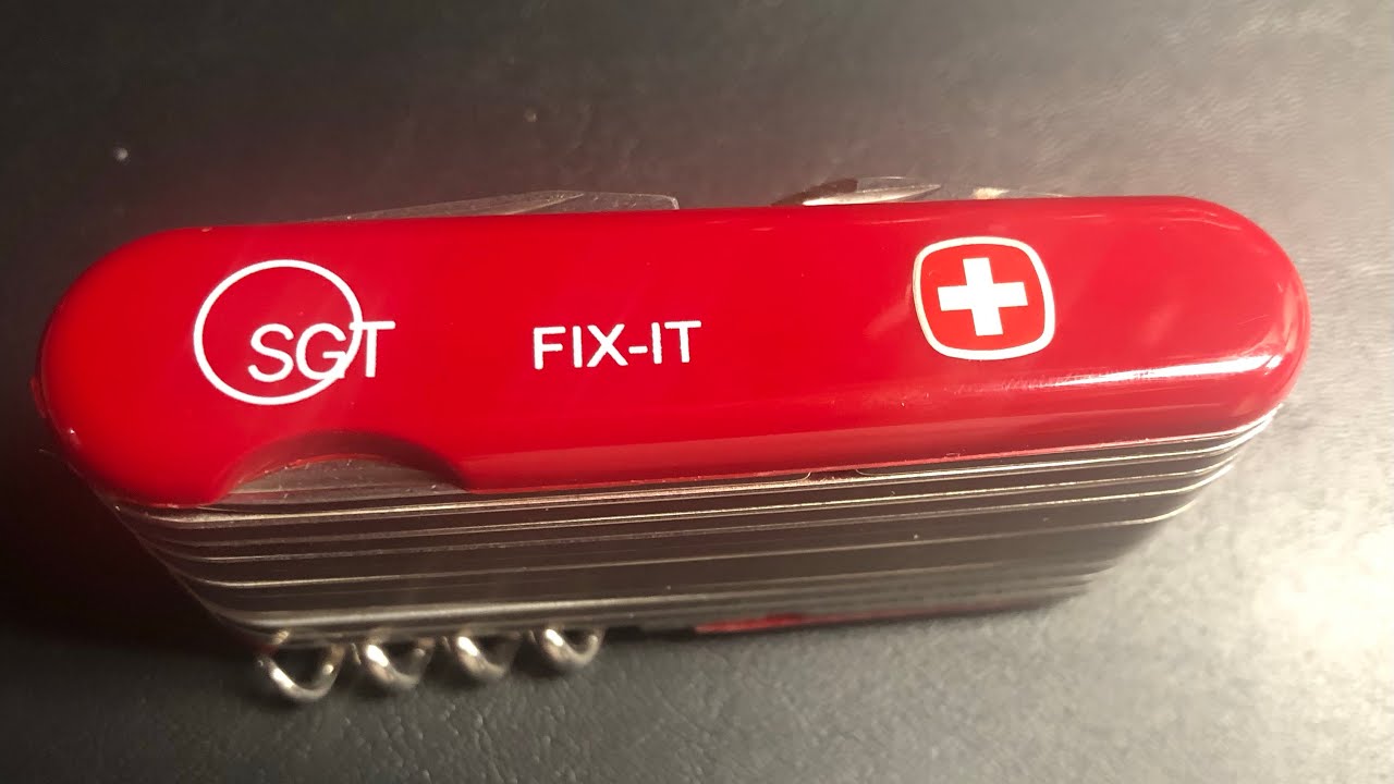 Wenger SGT fix it / Bergeon  super rare Swiss army knife not minathor