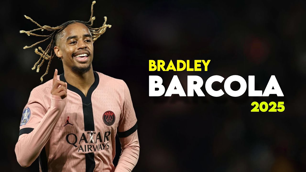 Bradley Barcola 2025 • Amazing Goals & Skills •