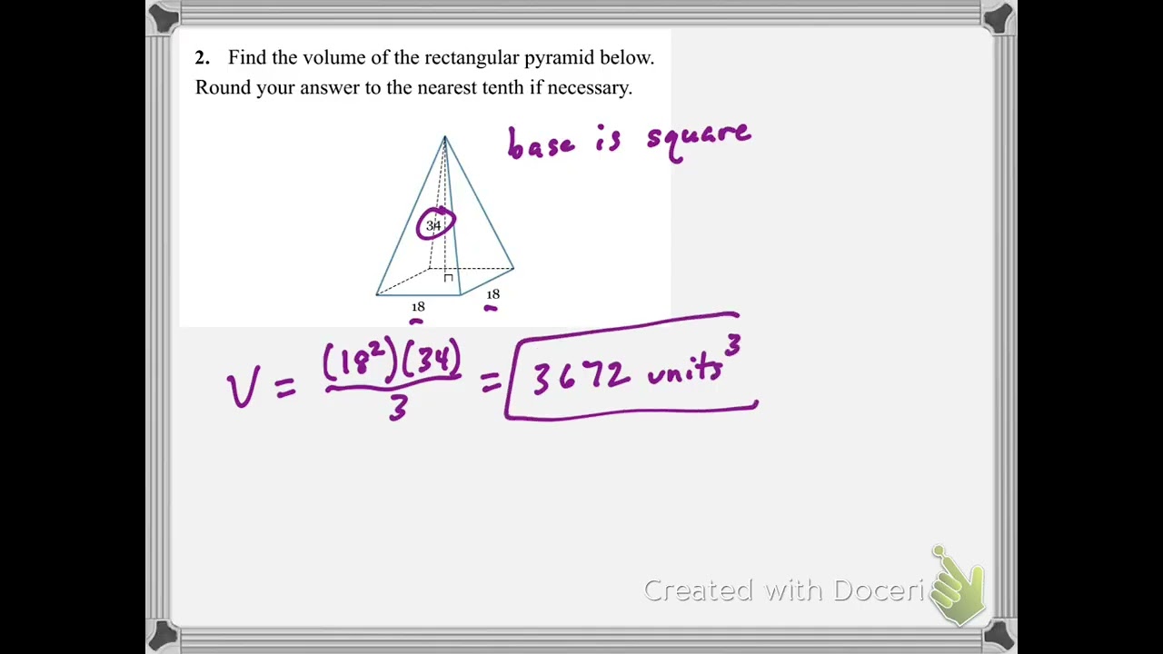 Volume Formulas