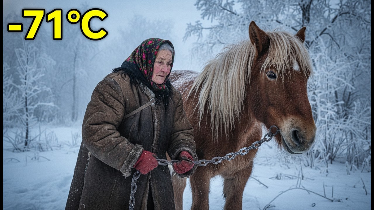 She saved the horse's life in -71 degree Celsius weather. | Deep Frost Towns