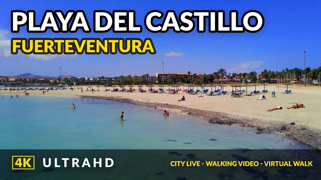 Калета-де-Фусте Фуэртавентура - Прогулка по пляжу Плайя-дель-Кастильо