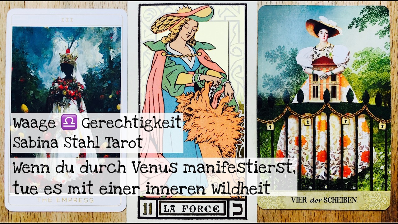 Waage ♎️ Wenn du durch Venus manifestierst, tue es mit einer inneren Wildheit