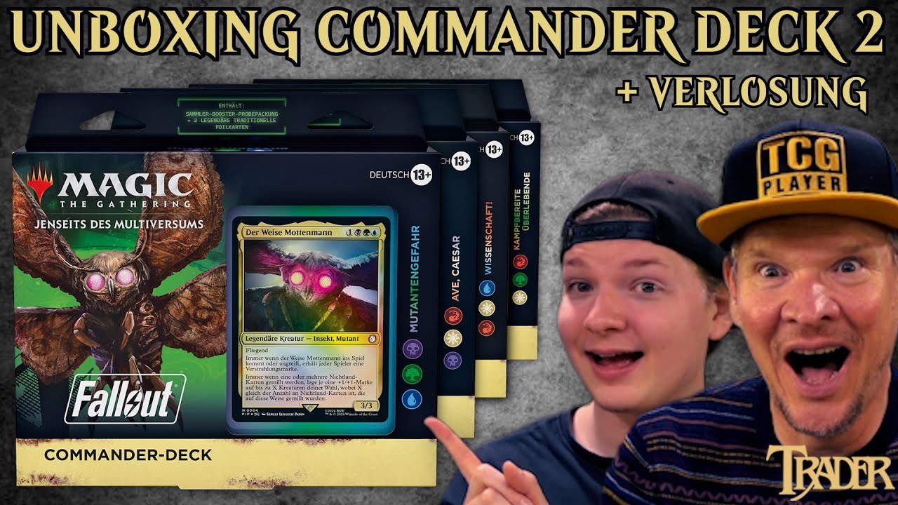 MTG Universes Beyond Fallout Opening Commander Deck deutsch #2 | Magic the Gathering | Trader 2024