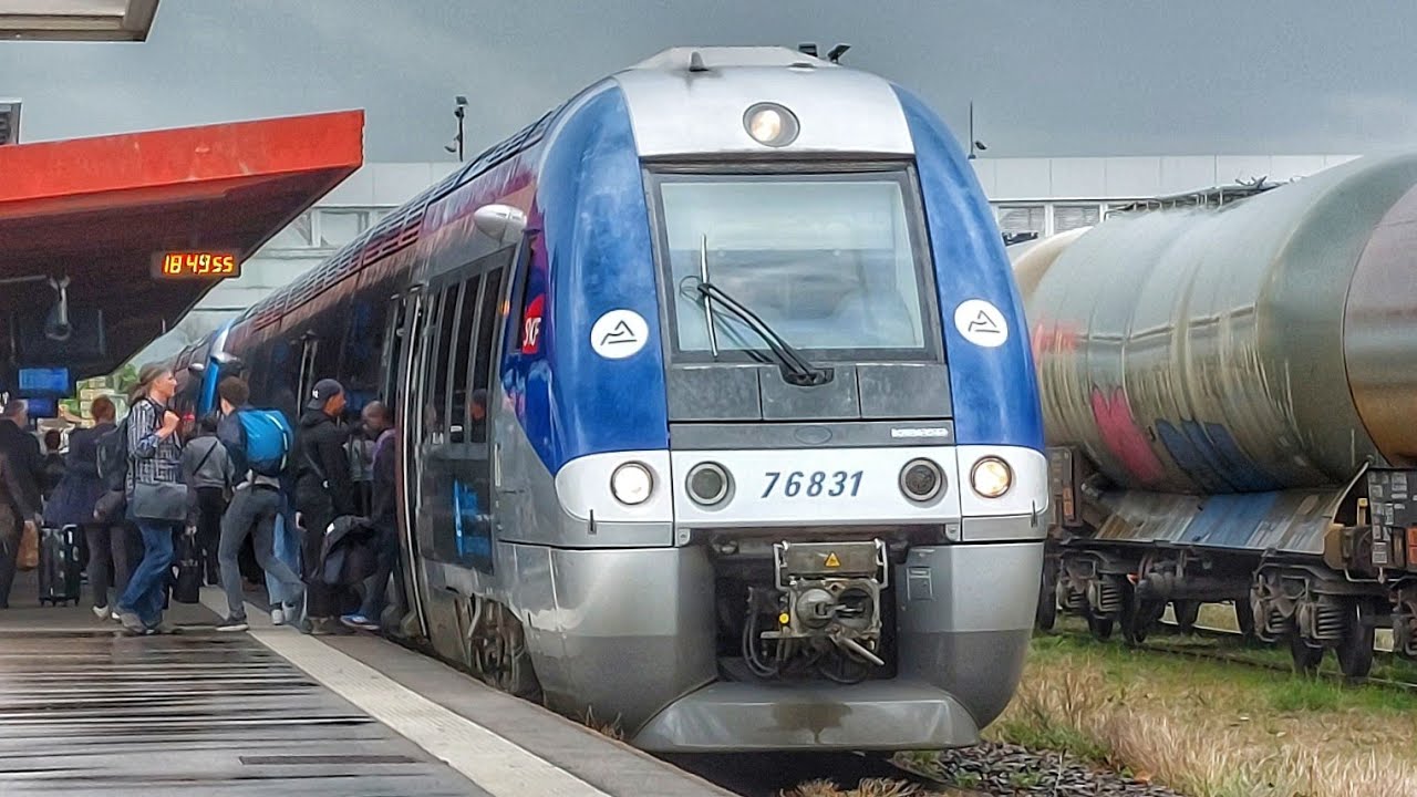 ★ 4K Les trains du 28/04/23 à Roanne