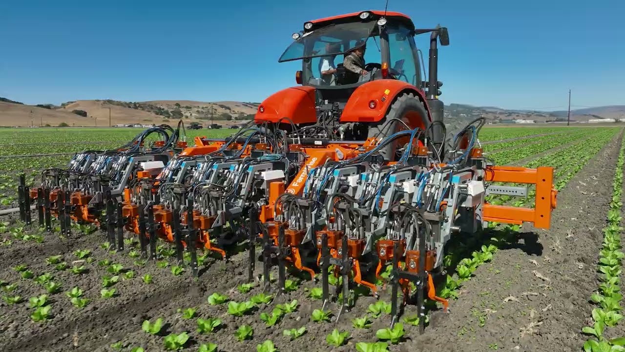 FarmWise's Vulcan Precision Weeders at work in the Salinas Valley
