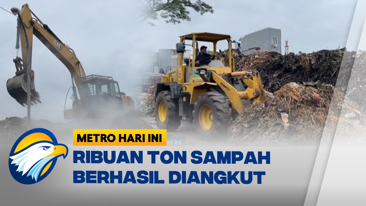 Pengangkutan 'Gunung' Sampah Pasar Induk Kramat Jati Dikebut [Metro Hari Ini]