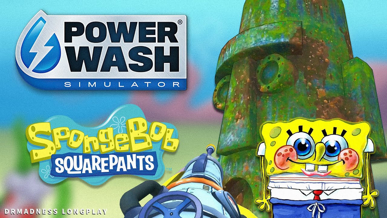 CLEANING BIKINI BOTTOM [CONCH STREET] | POWER WASH SIMULATOR DLC | RELAXING GAMEPLAY