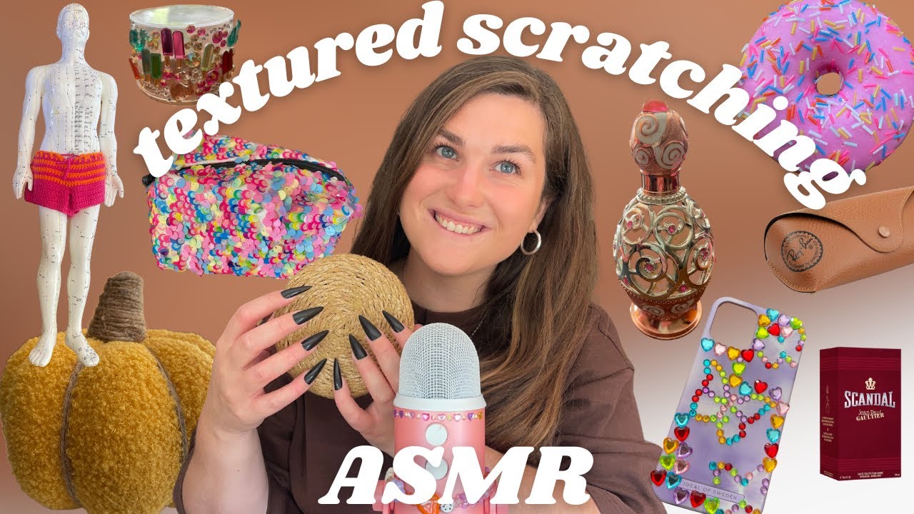 ASMR only textured SCRATCHING for 50 minutes so you'll have a peaceful sleep 💤