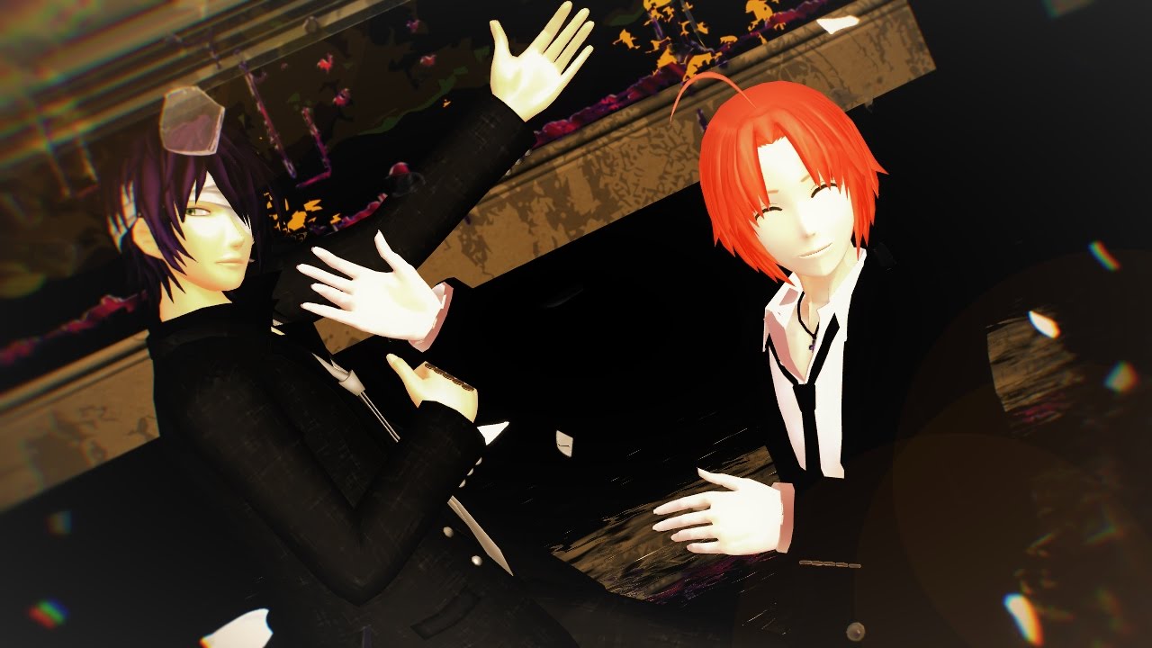【MMD銀魂/Gintama】夜咄ディセイブ【メラメラコンビ】