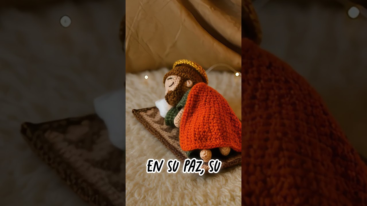 San José Dormido en amigurumi fe que descansa en Dios 🙏🧶