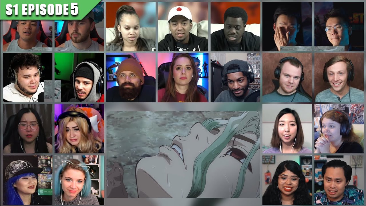 [Full Episode] Dr. Stone Season 1 Episode 5 Reaction Mashup | ドクターストーン