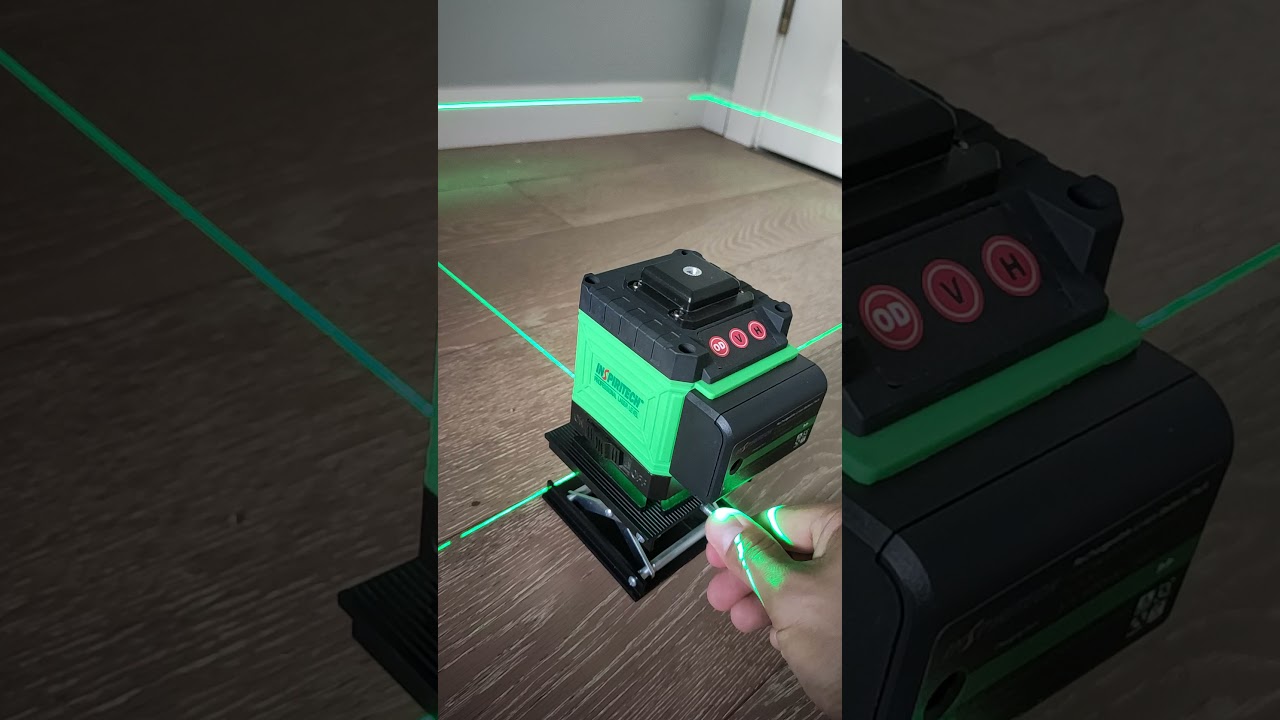 green beam laser level for wall, ceiling relief, flooring alignment