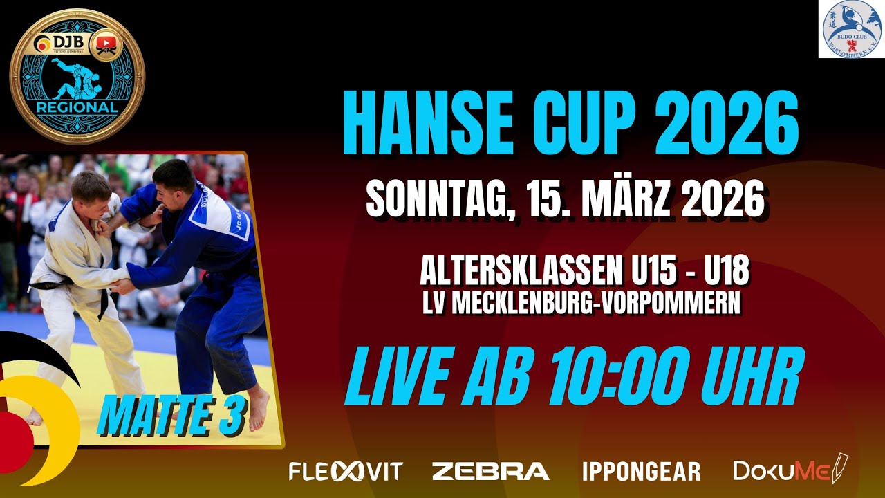 Matte 3 - Hanse - Cup 2026 - TAG 2  - 15.03.2026 - Greifswald