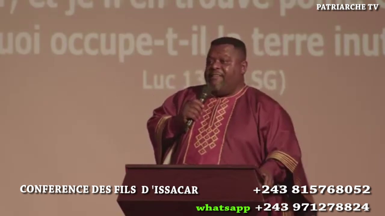 conférence des fils d issacar avec the big prophète Emmanuel LUMBU patriarche du sacerdoce
