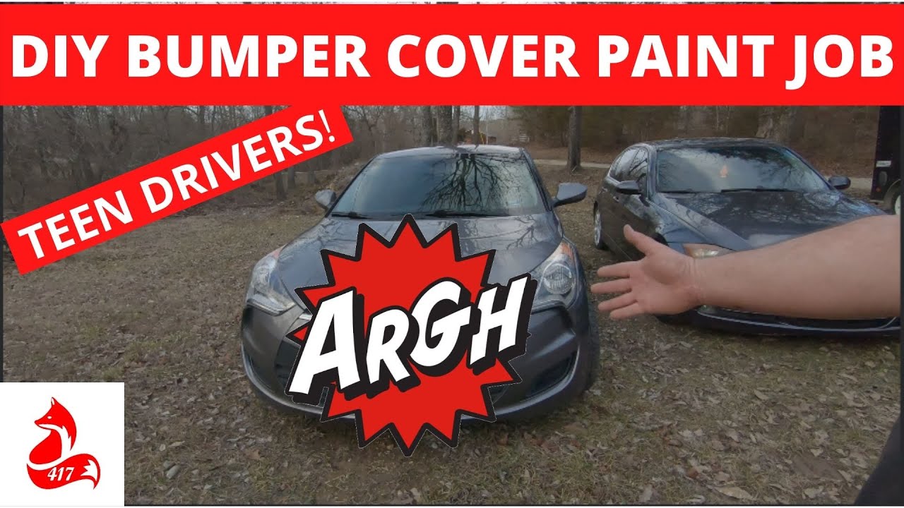 DIY BUMPER PAINT AND REPLACMENT ON 2012 Hyundai Veloster PART 1