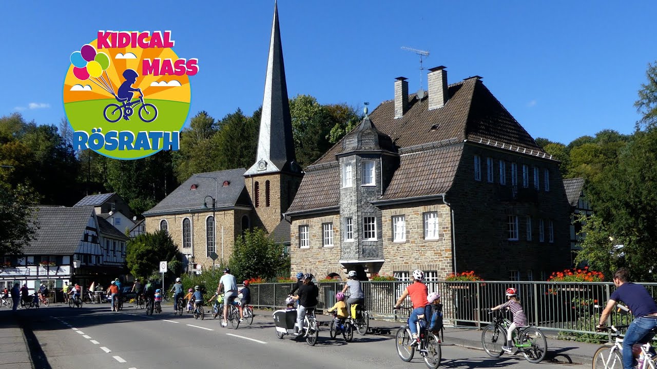 Kidical Mass R&ouml;srath September 2023 - Von Hoffnungstal zum Turmhof nach R&ouml;srath