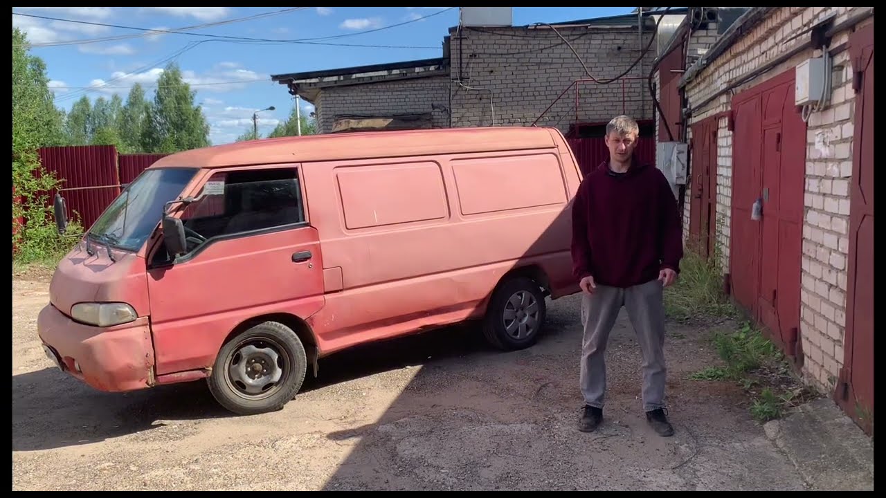 Я купил себе фургон hyundai grace h-100 (собака)