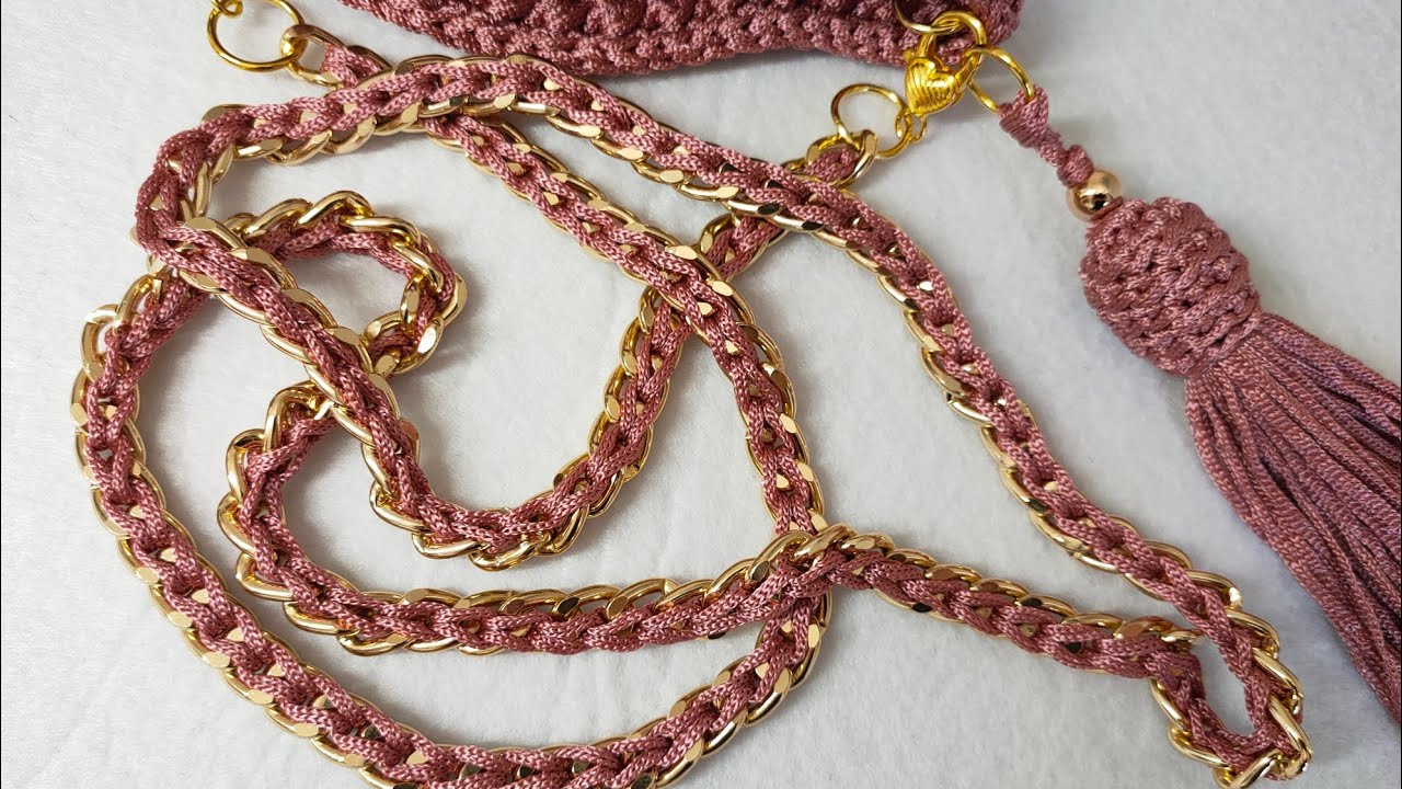 Catena Simil Chanel Crochet Pochette *Sunshine* - VIDEO TUTORIAL @MelCbags