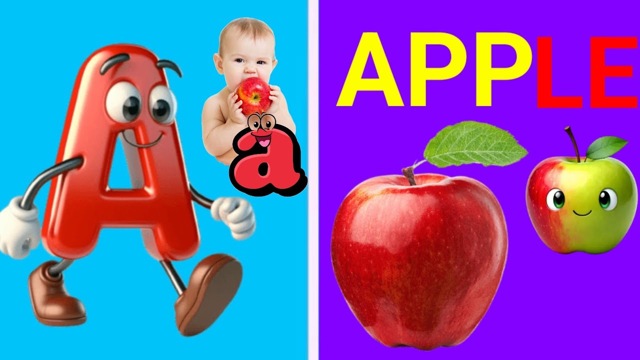 Alphabet Phonics Song  - A is for Apple A is for Ant