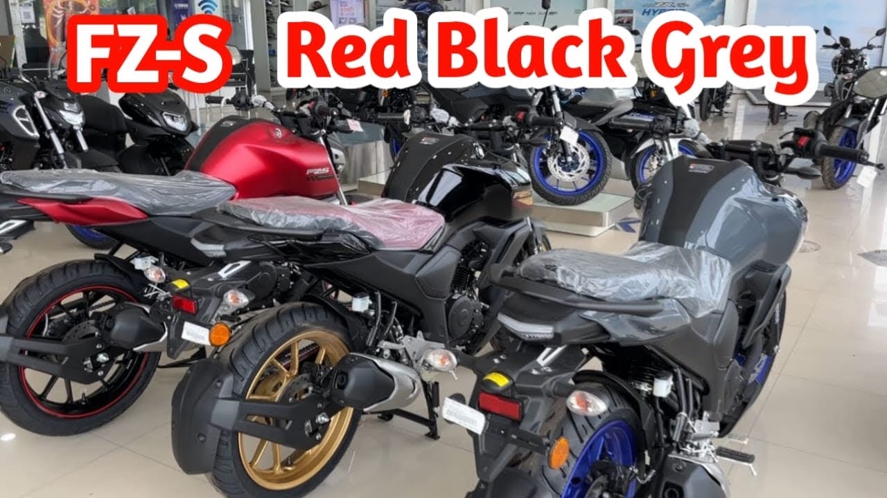 4 Colors of Yamaha FZ-S Deluxe & Standard Review
