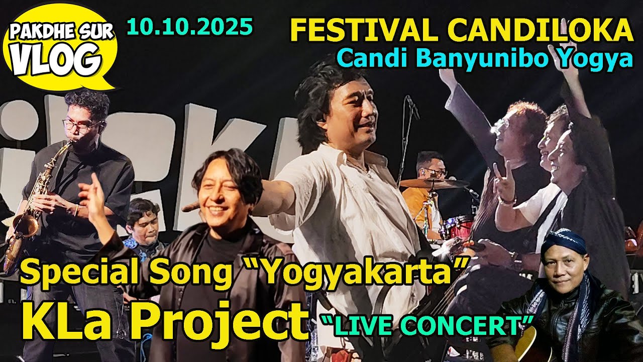 LAGU YOGYAKARTA KONSER KLA PROJECT DI CANDILOKA 2025 - PAKDHE SUR VLOG #899