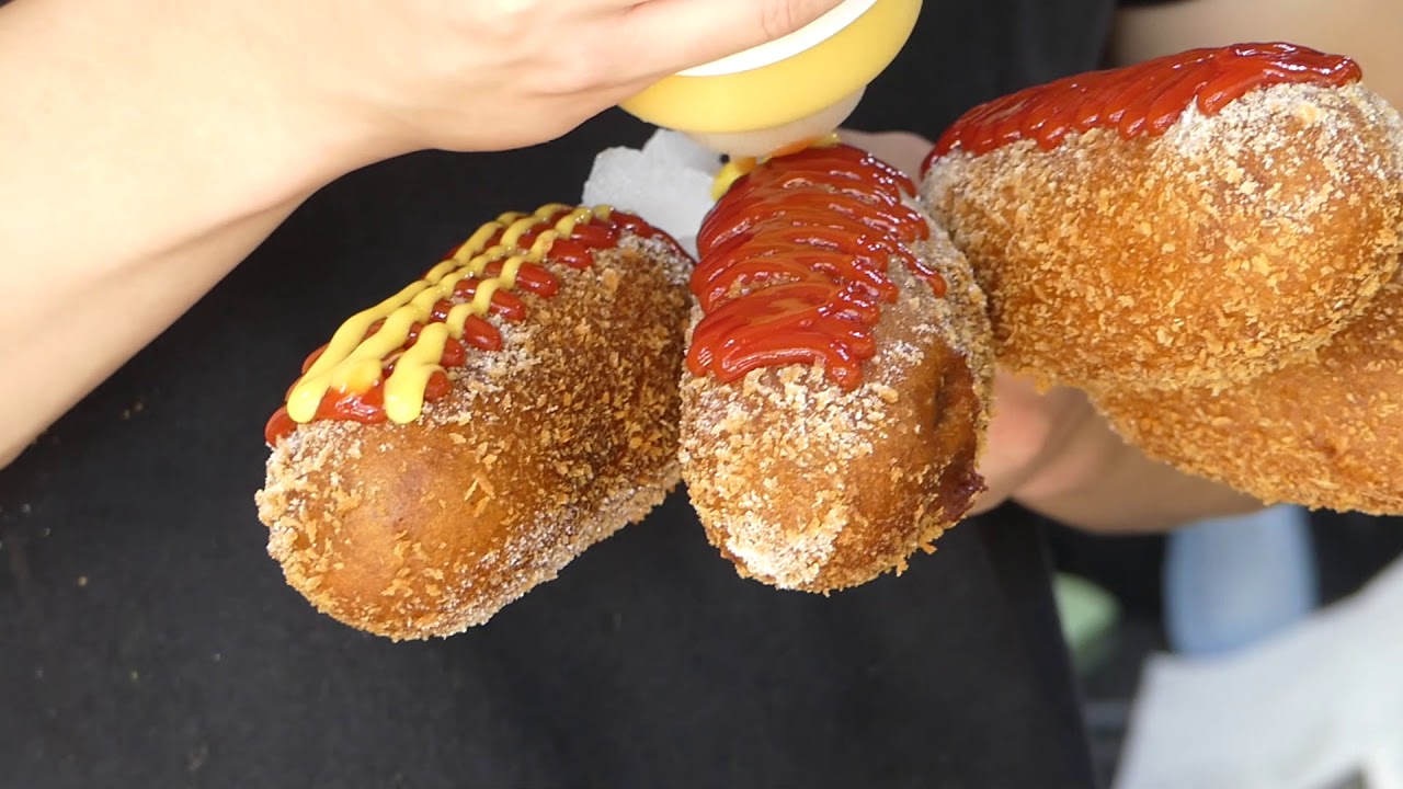 KOREAN STREET FOOD -  연핫도그/양평 두물머리/ Yangpyeong Dumulmeori hot dog