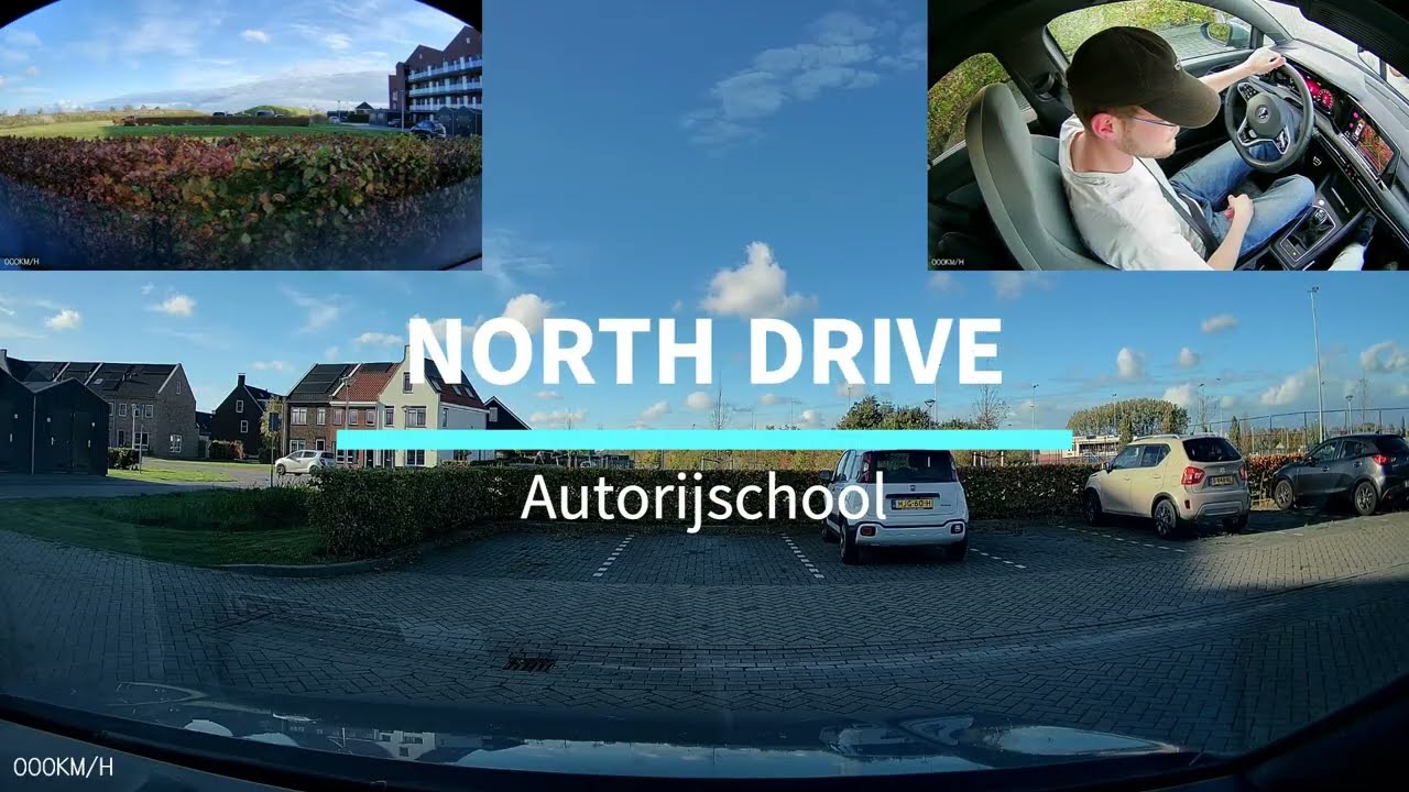 🚦Verkeerslichten, 🛍️Winkelstraat & 🚗Parkeren LLHZ1 ‐ Autorijschool North Drive Leeuwarden