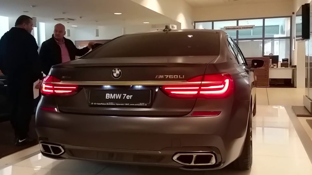 2017 BMW 760Li V12 Exhaust Sound!! 612hp