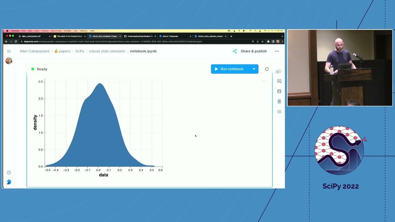 The Myth of the Normal Curve and What to Do About It - Allan Campopiano | SciPy 2022