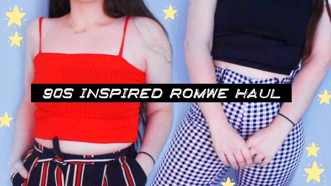 💔 90s Inspired Try-on Romwe Haul 💔
