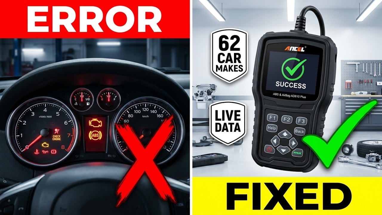ANCEL AD610 Plus: DIAGNOSTICS and CODE READER
