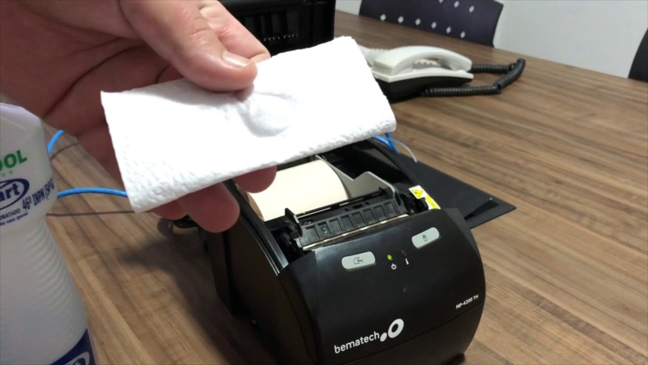 Limpeza da cabeça de impressão da impressora Bematech Mp 4200