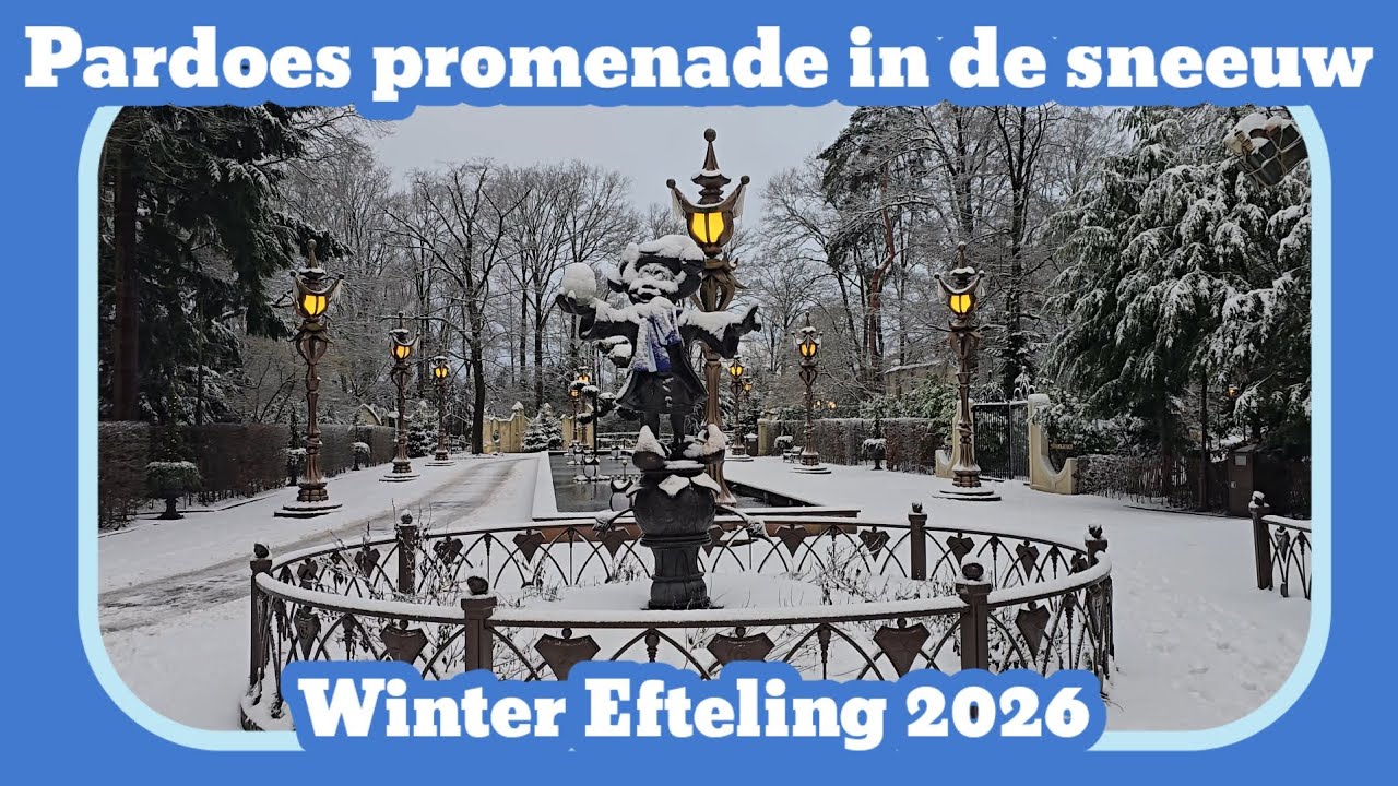 Pardoes promenade in de sneeuw [Efteling 2026]