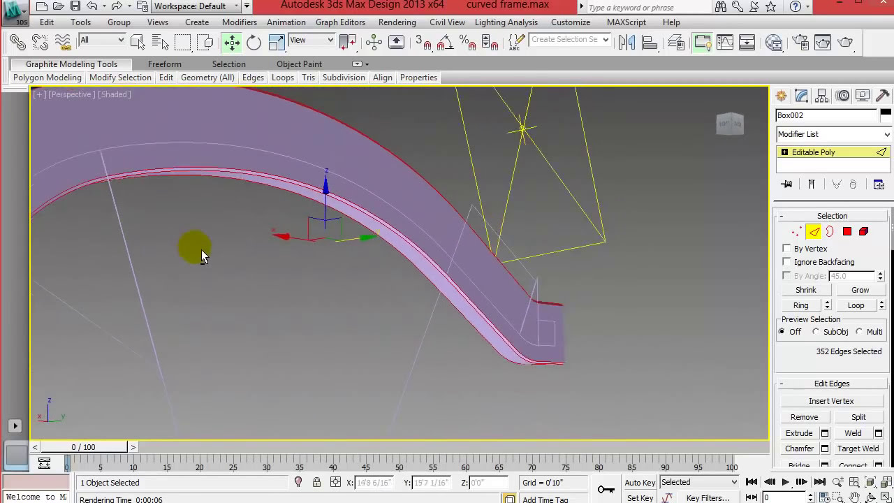 3ds Max Precise Curved Polygon Extrusion