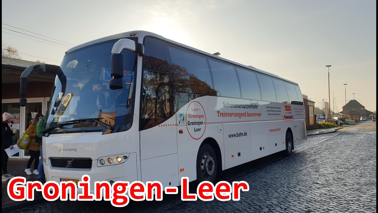 Met de BUS van GRONINGEN naar LEER #DeGrensOver