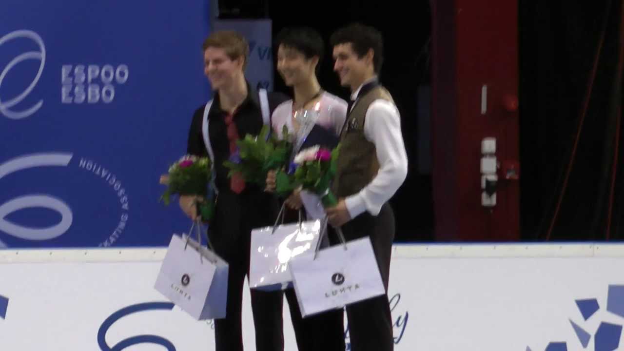 Finlandia Trophy 2012 Espoo 6.10.2012 Men - Victory Ceremony