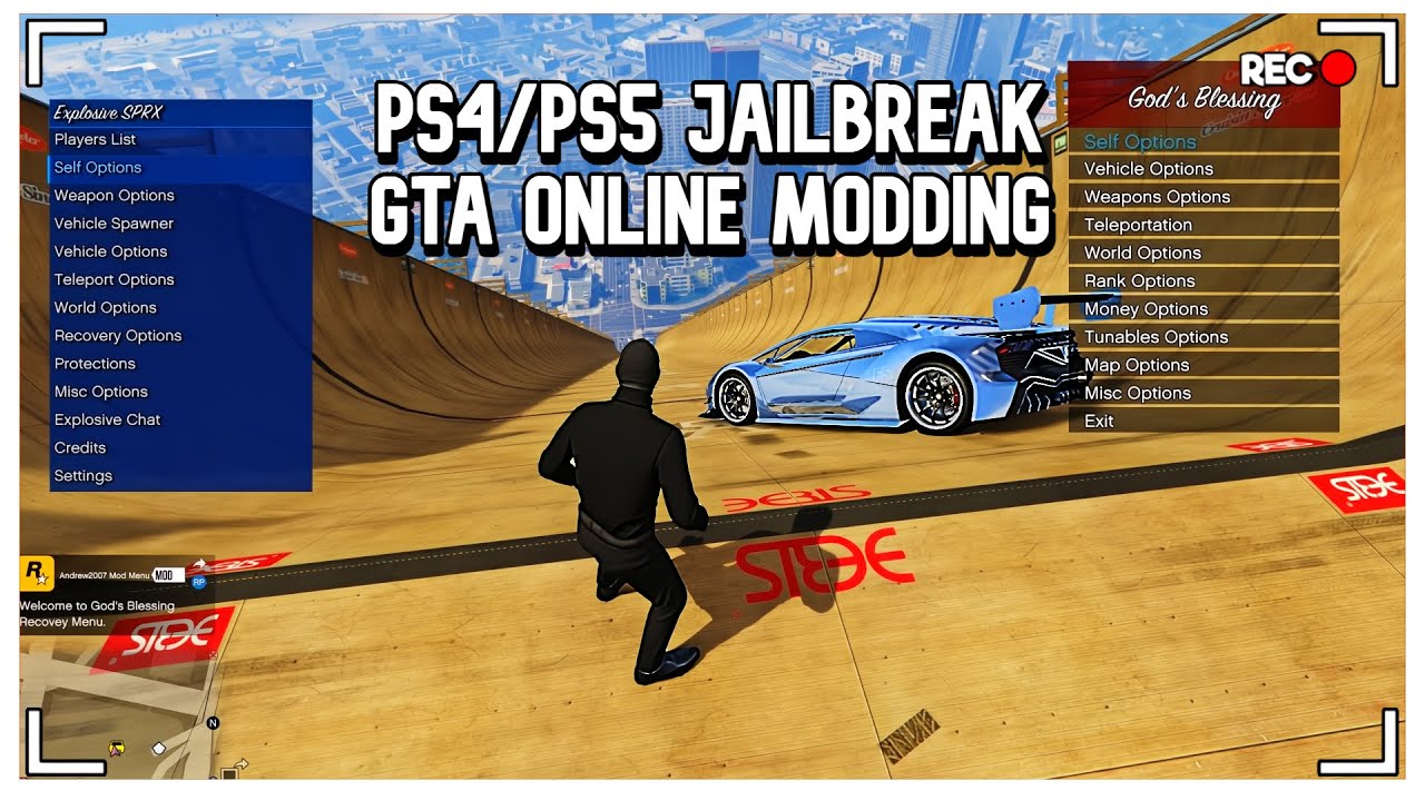 PS4/PS5 Jailbreak - GTA Online Modding PS4 Update 1.53 (GTA Online Mod Menu)