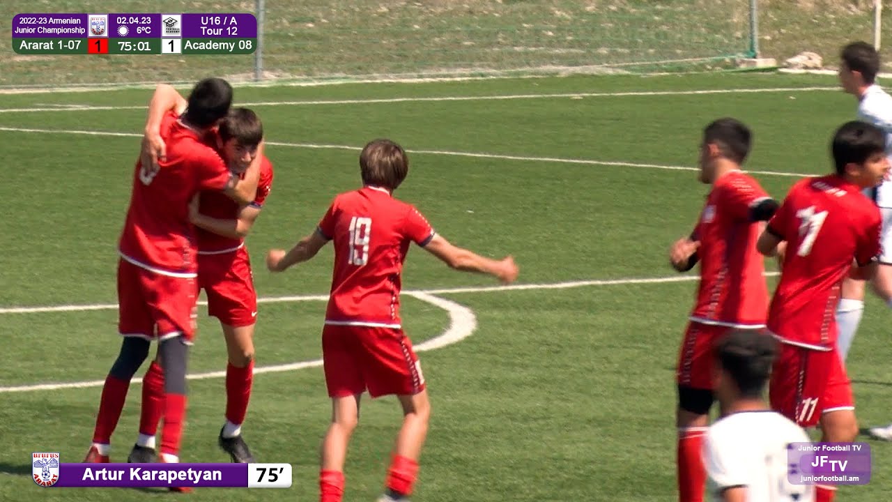 Ararat 1-07 (1-1) Academy 08 (02.04.23) 2022-23 AJC U16/A, Tour 12