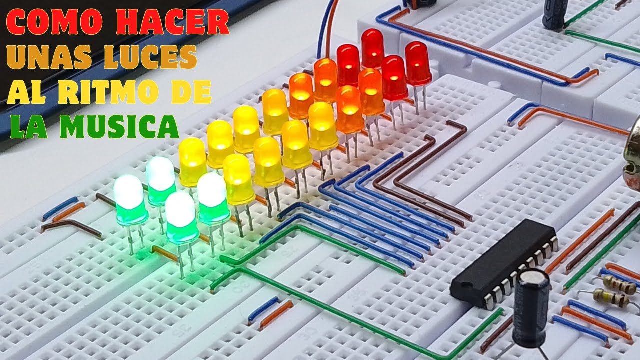LUCES ritmicas LED - VUMETRO LED