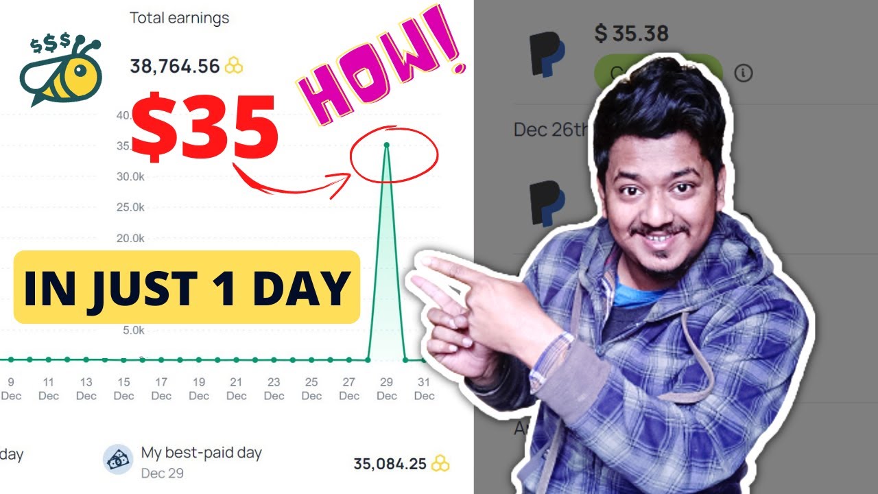 Honeygain : How I Made $35 Within 1 Day (You Should Try This Also)