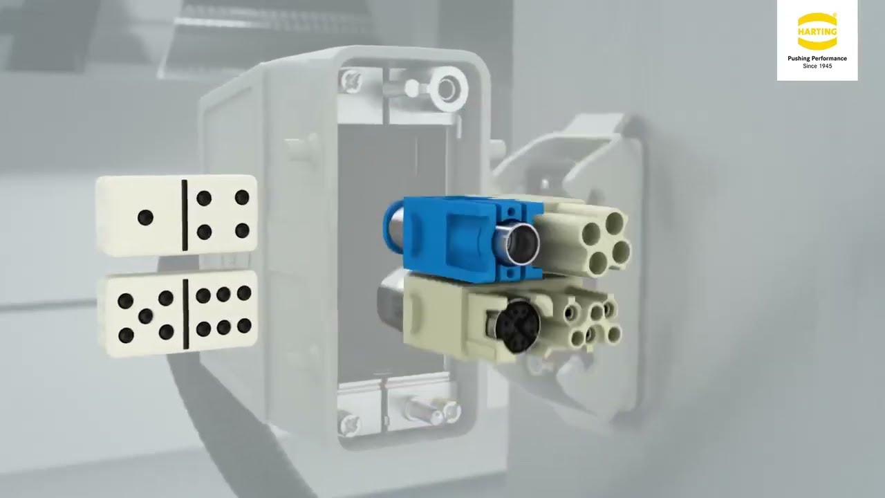 HARTING Han-Modular&reg; Industrial Connector Range: Domino Modules