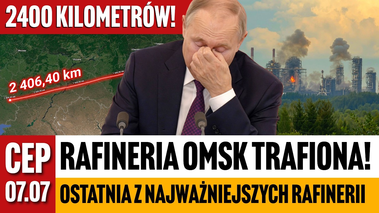 CEP - Ależ KOMPROMITACJA! Omsk Trafiony! Spektakularna porażka Putina. Czas na minirafinerie.