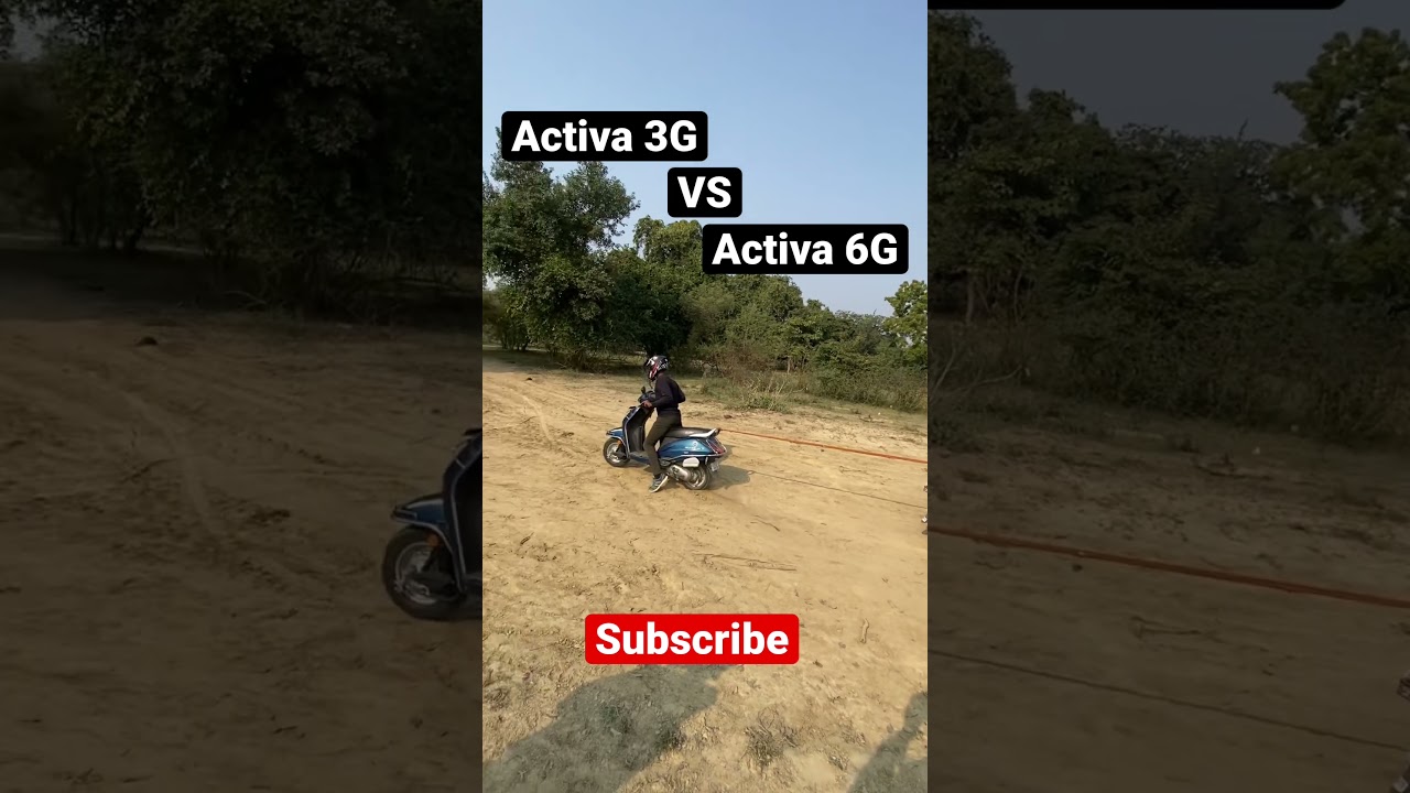 Activa 3G vs Activa 6G 😳😳😳