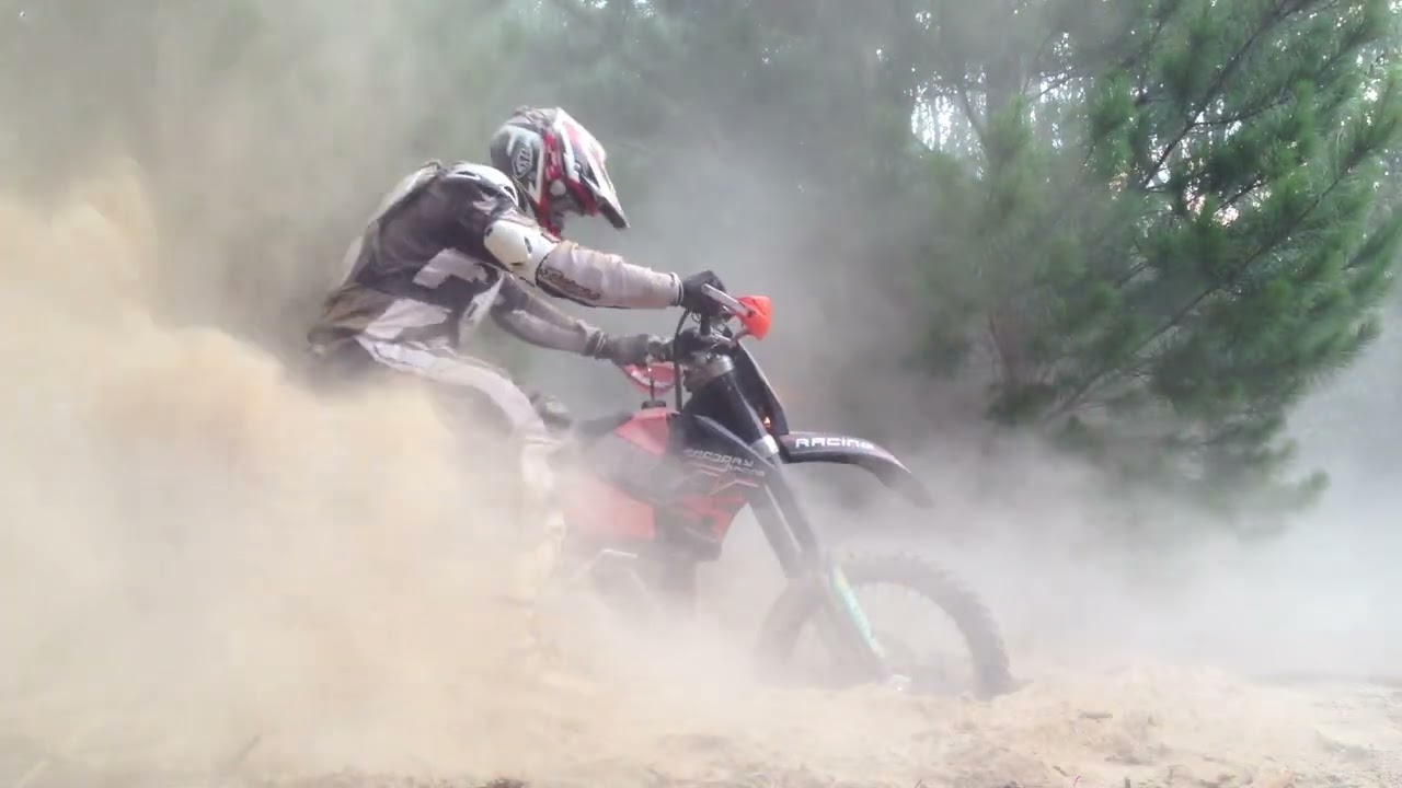 Digging holes and burying the KTM 525