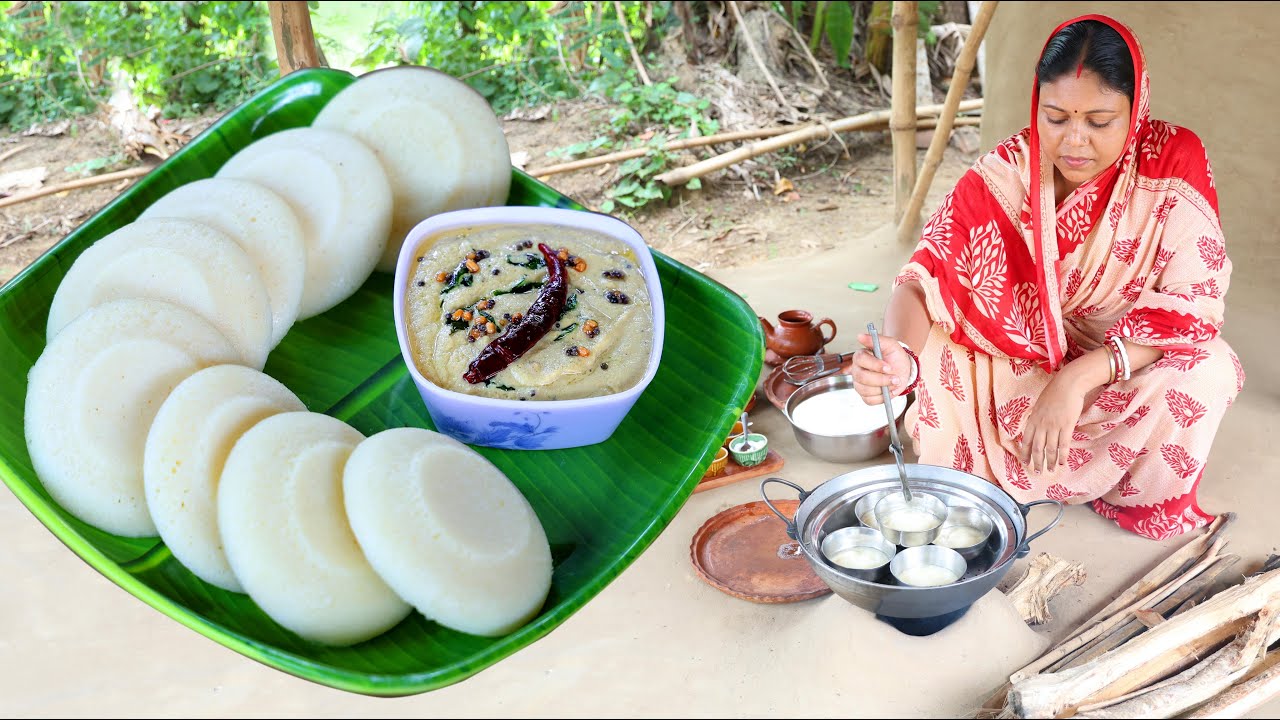 এই ভাবে বানালে প্রতিটা ইডলি ফুলবে ও নরম তুলতুলে হবে, সঙ্গে নারকেলের চাটনী মাস্ট /Perfect Idli recipe