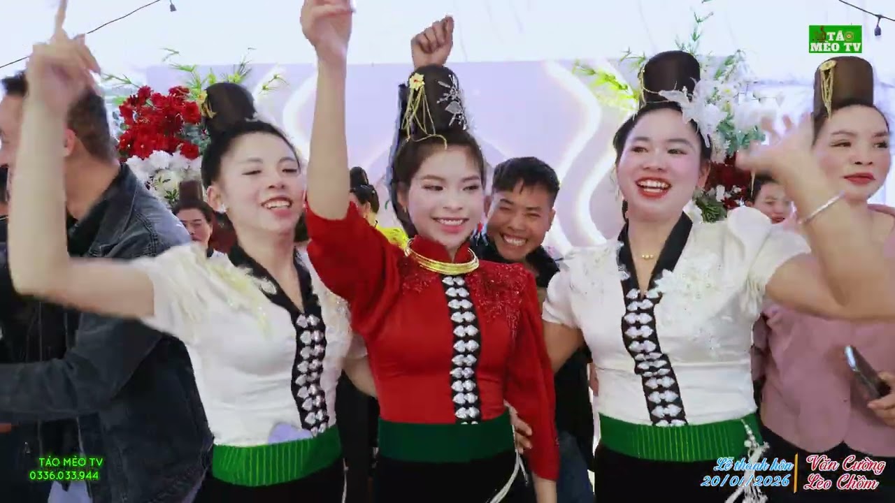 NHẢY CỰC CHÁY MỪNG LỄ THÀNH HÔN VĂN CƯỜNG - LÈO CHỒM | 20/01/2026 | BẢN THỘ PÁT - XÃ CHIỀNG MAI
