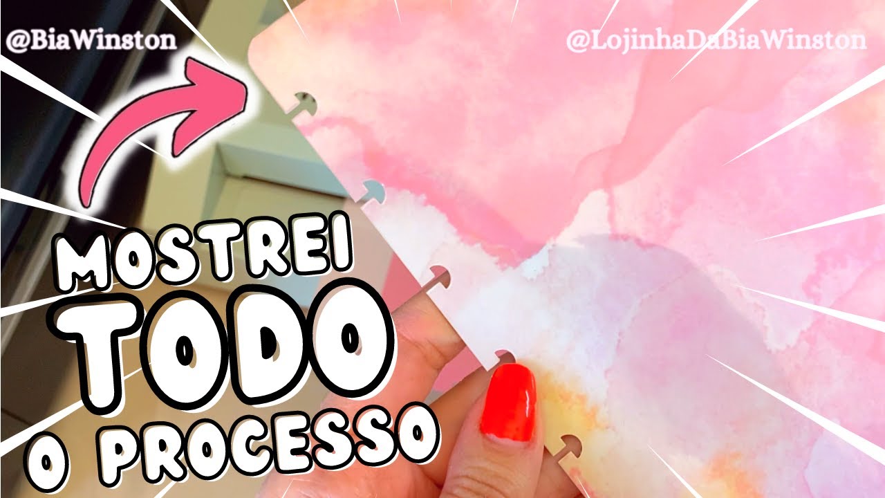 COMO PRODUZO OS CADERNOS DE DISCO DA MINHA PAPELARIA!!! | Bia Winston