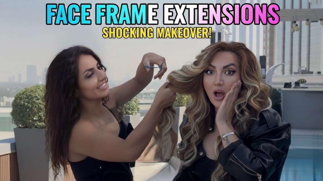 SHOCKING Hair Transformation! 😱 | Face Frame Extensions! 