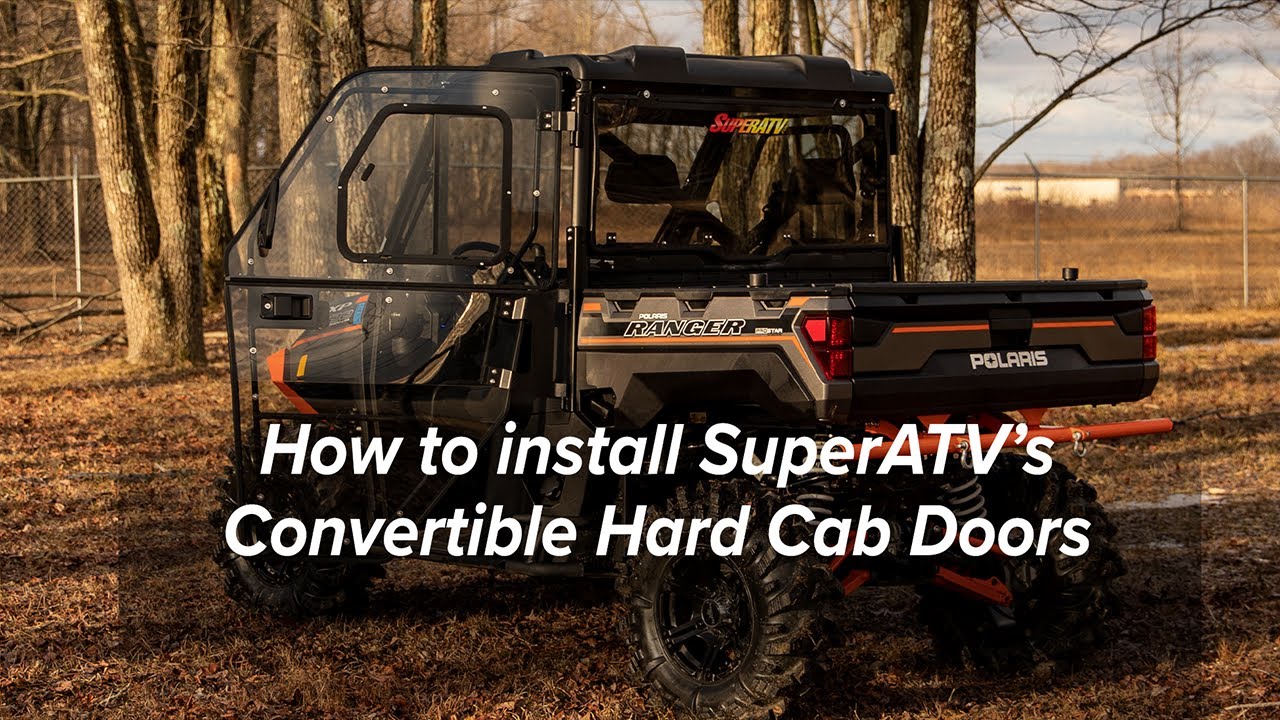 How to install SuperATV's Convertible Hard Cab Doors on Polaris Ranger XP 1000