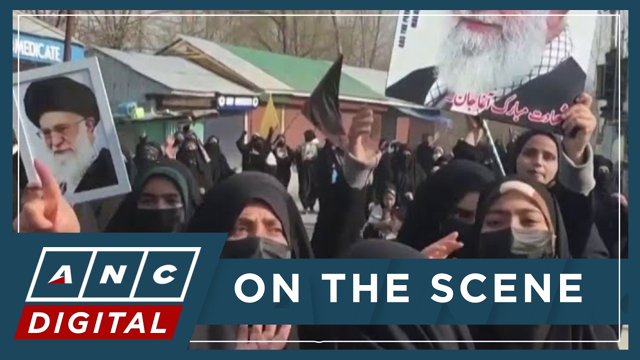 Protesters march in Kashmir over death of Khamenei and U.S.-Israeli strikes on Iran | ANC